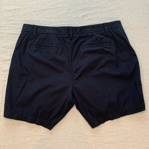 Talbots Relaxed Chino Shorts Black Size 16 - Picture 2 of 6